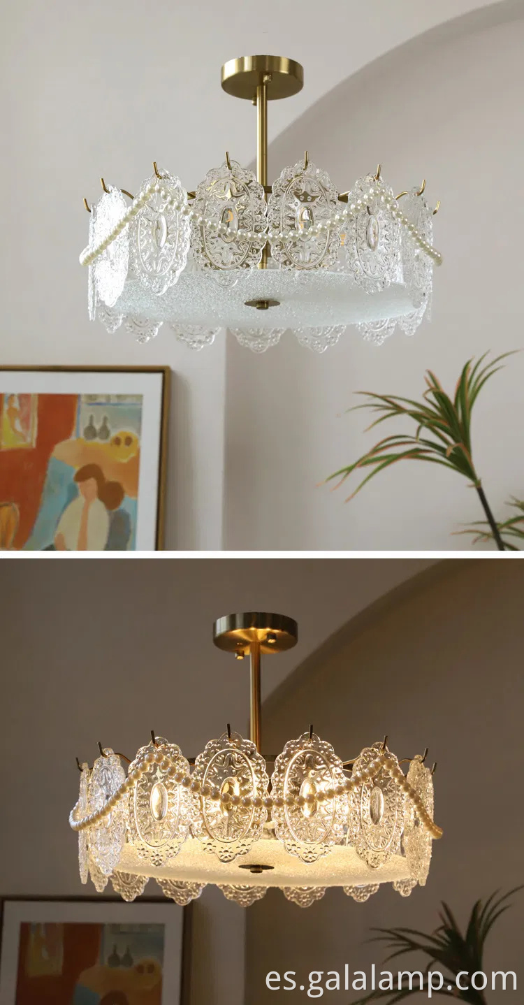 Elegante luz colgante minimalista para salas de estar modernas